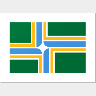 Flag of Portland, Oregon Posters and Art